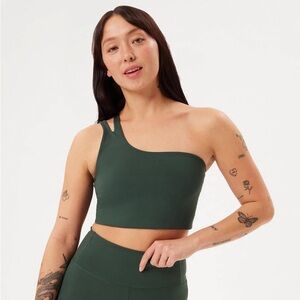 Girlfriend Collective Uma One Shoulder Sports Bra